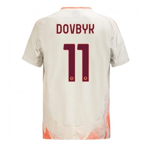 Fotbalové Dres AS Roma Artem Dovbyk #11 Venkovní 2024-25 Krátký Rukáv